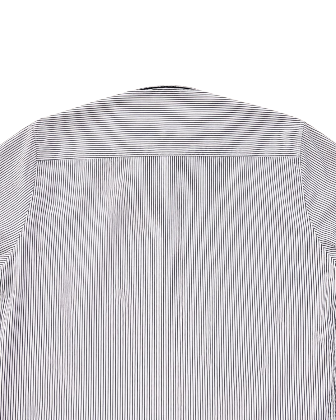 Camisa Essential Rayas Gris Manga Larga