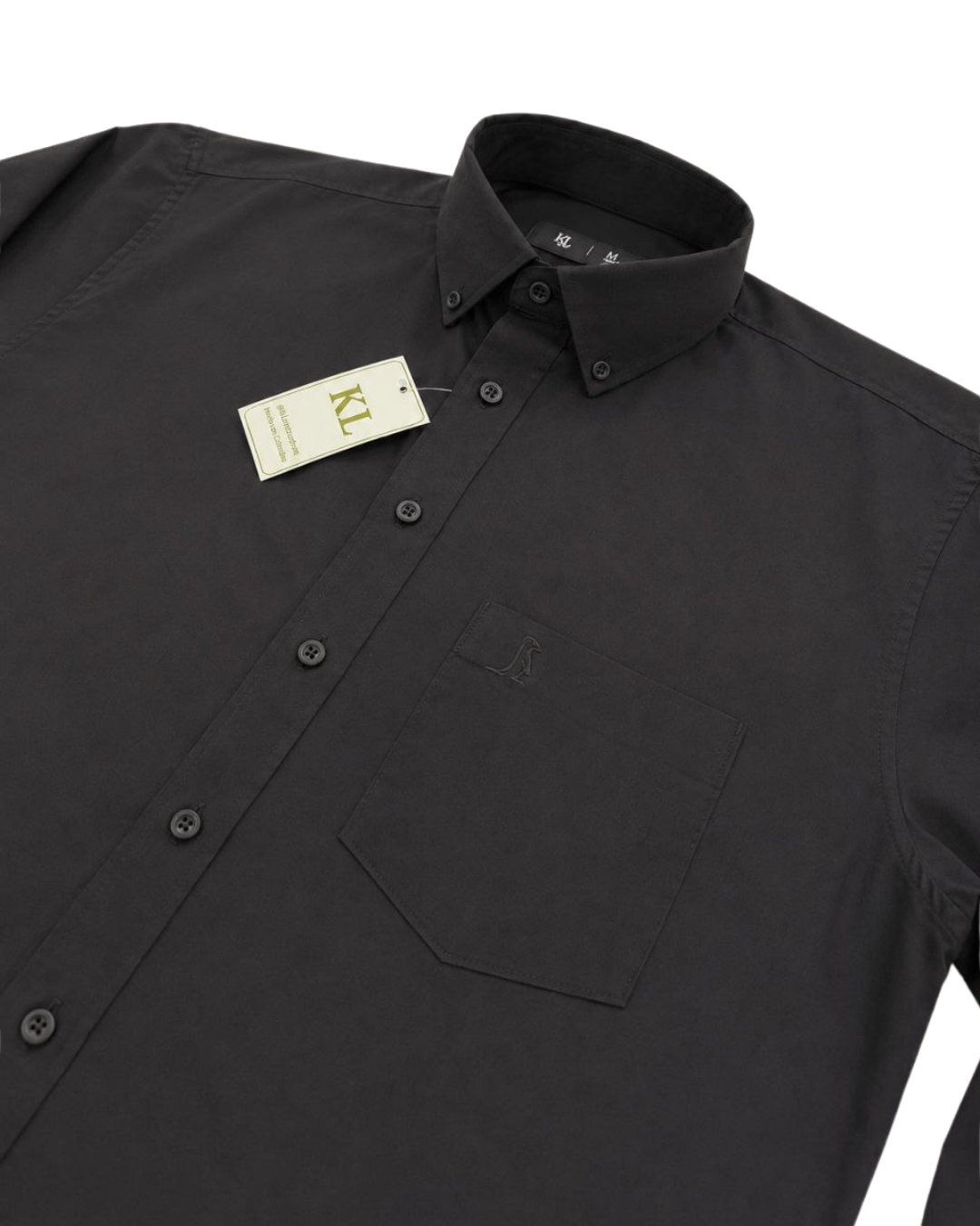 Camisa Essential Negra Manga larga