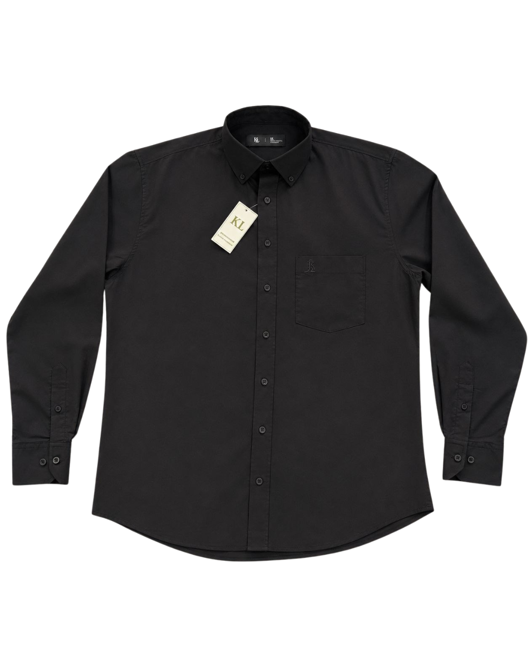 Camisa Essential Negra Manga larga
