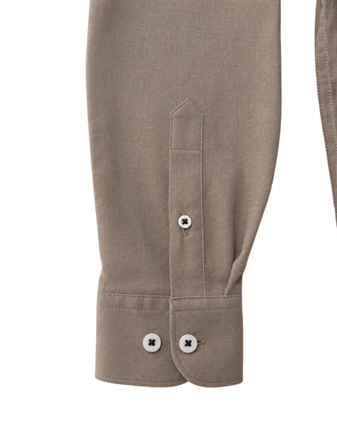 Camisa ORIGINE Taupe Manga larga