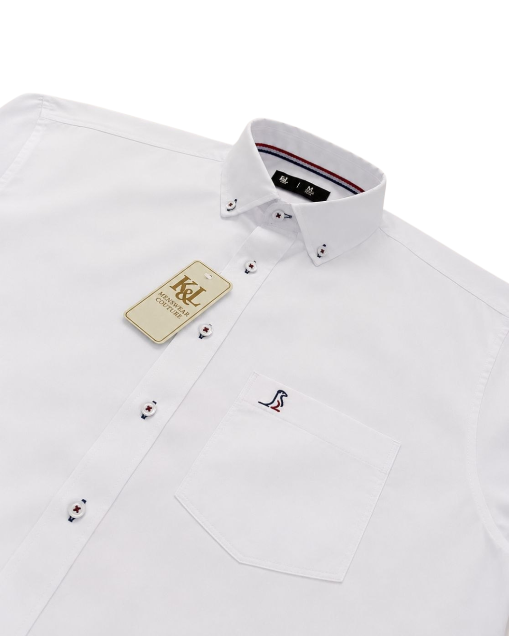 Camisa Essential Blanca Manga Larga