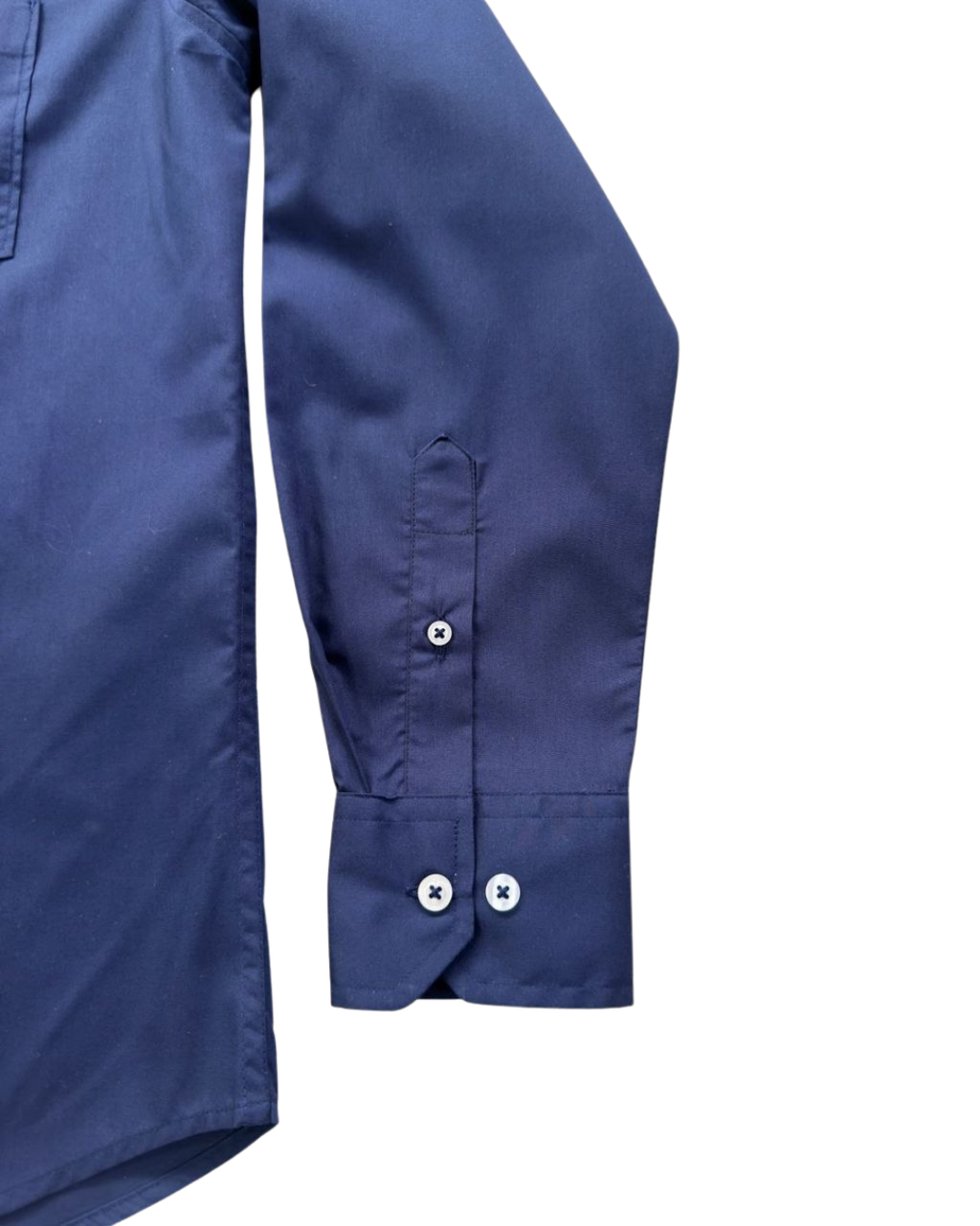 Camisa Essential Azul Oscuro Manga Larga
