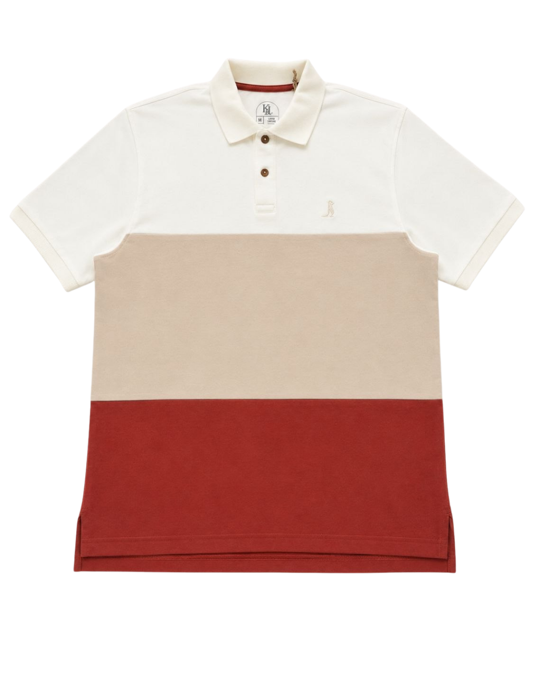 Polo Bloque ESSENTIAL Rojo manga corta
