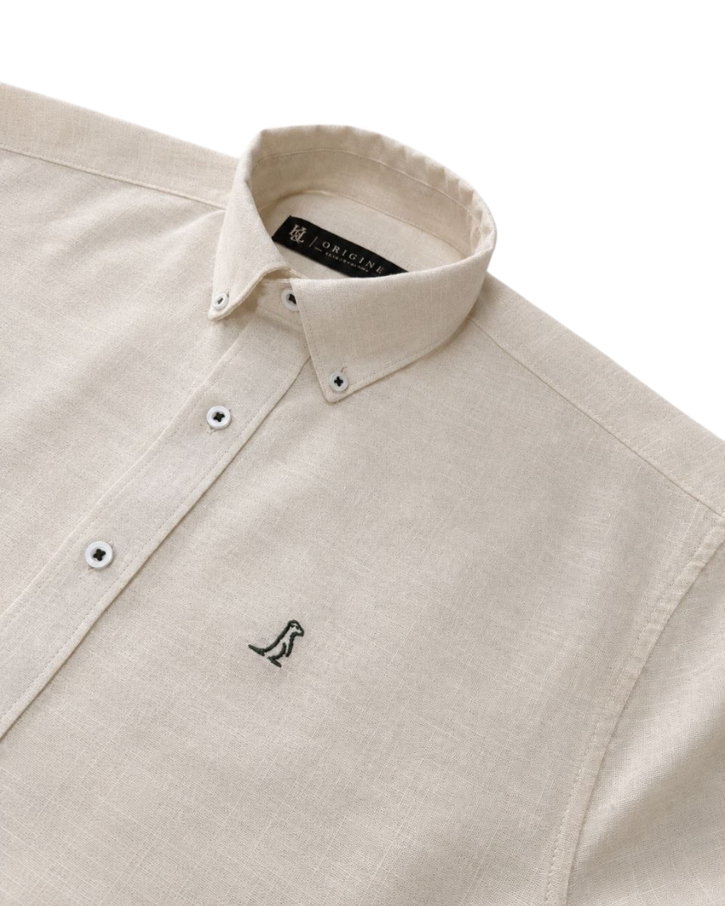 Camisa ORIGINE Ivory Manga larga