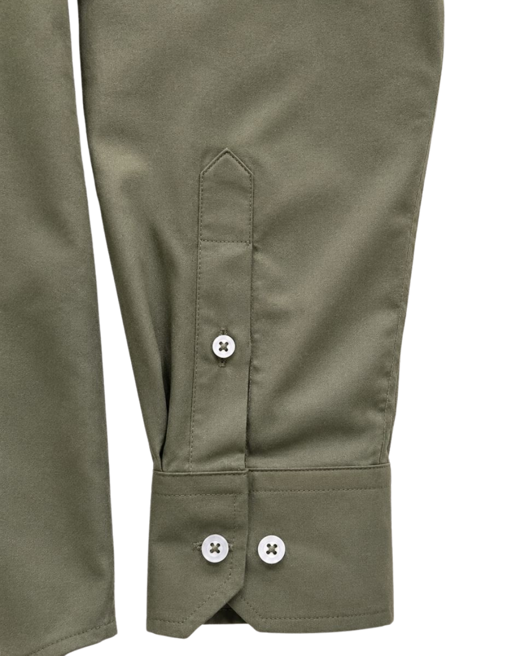 Camisa ESSENTIAL Verde Militar Manga Larga
