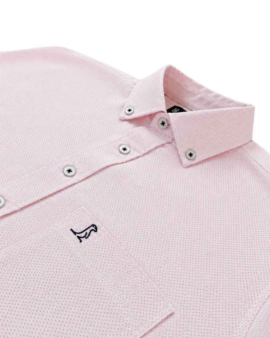 Camisa Essential Puntos rosado Manga larga