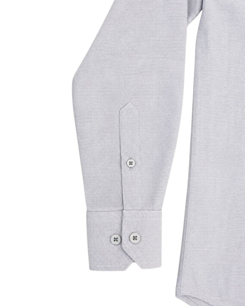 Camisa Essential Puntos Gris Manga larga