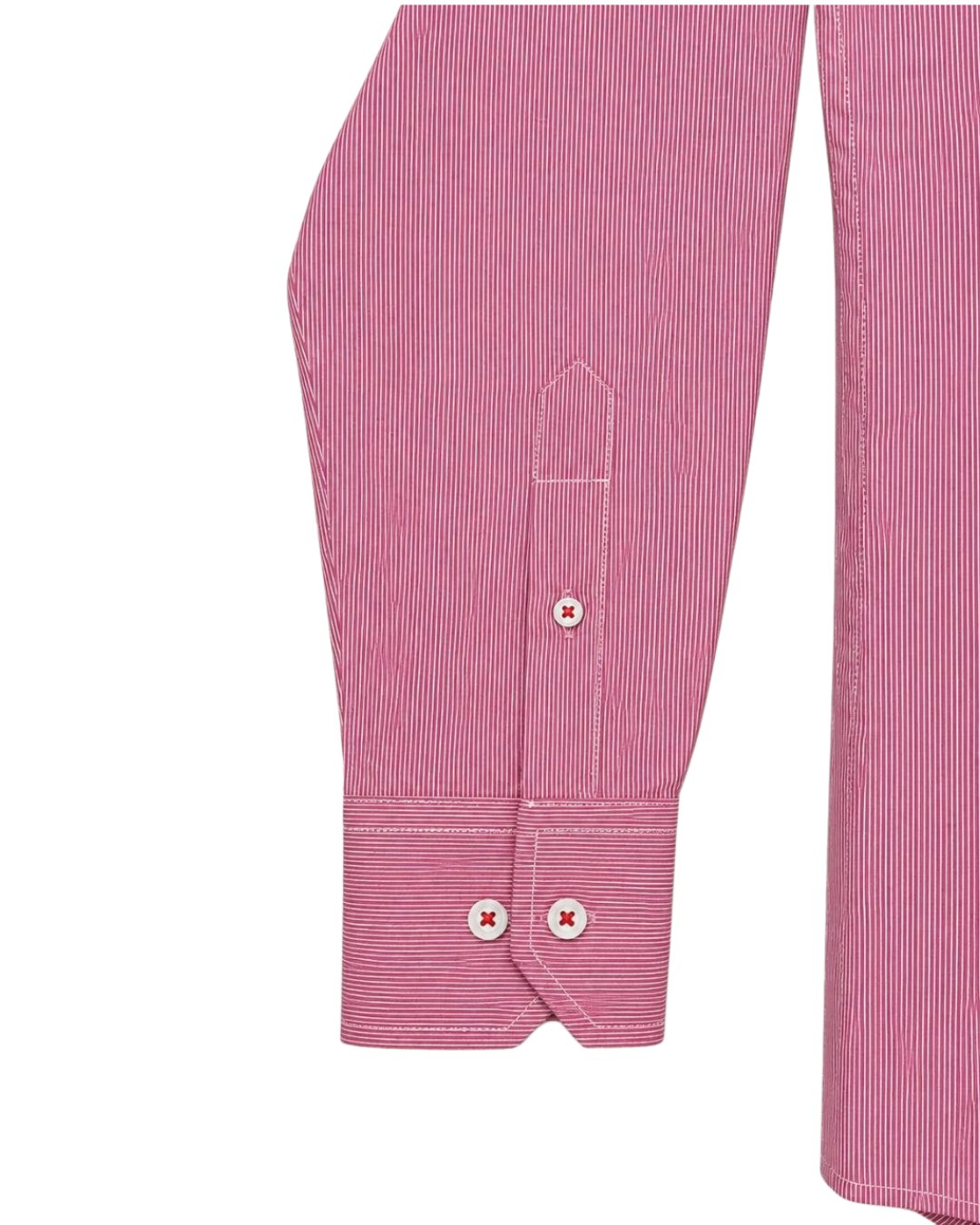 Camisa Essential Rayas Rojas Manga larga