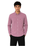 Camisa Essential Rayas Rojas Manga larga