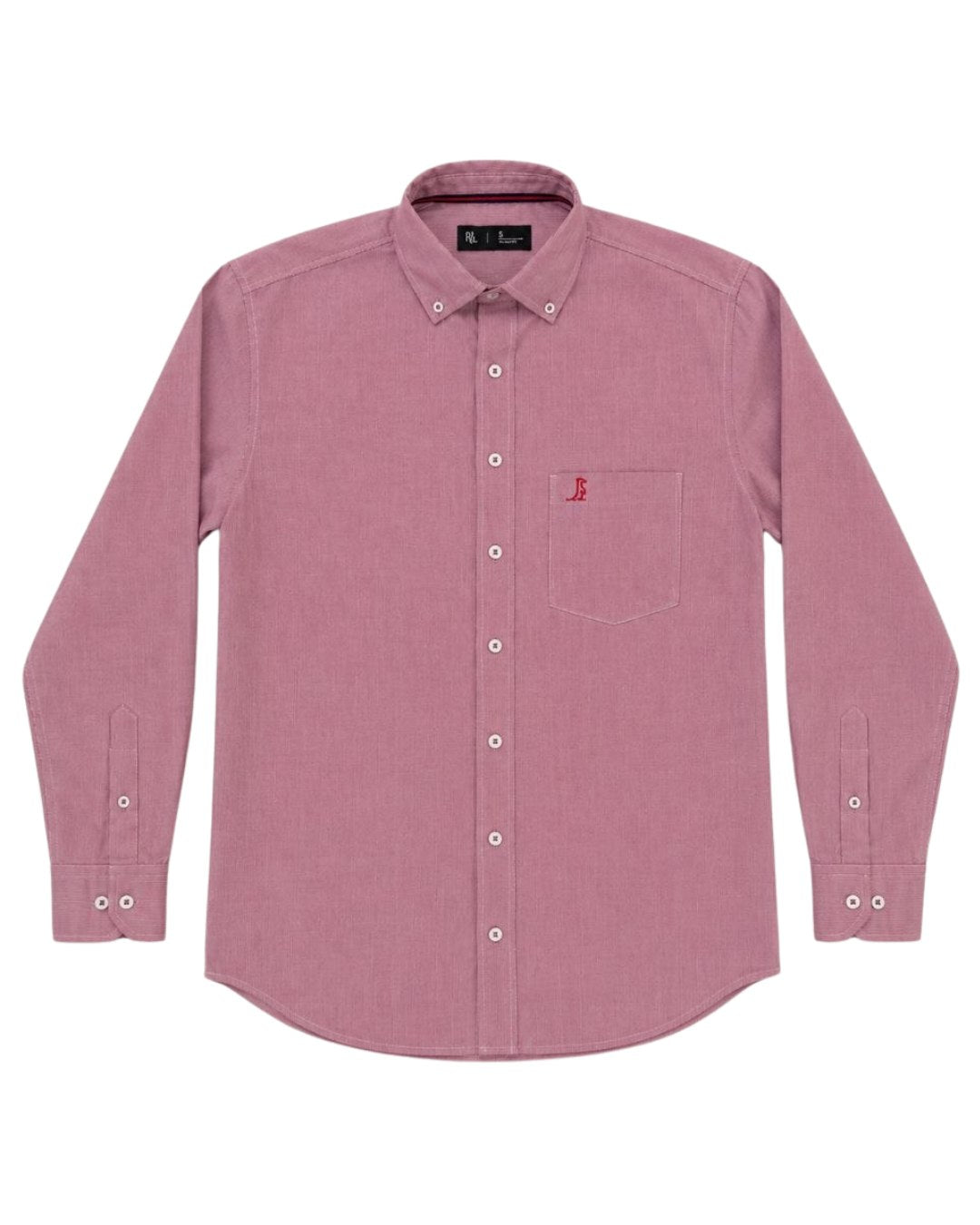 Camisa Essential Rayas Rojas Manga larga