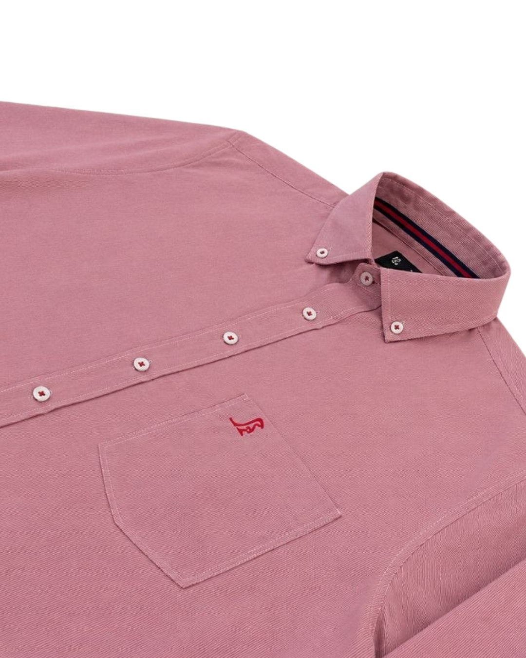 Camisa Essential Rayas Rojas Manga larga