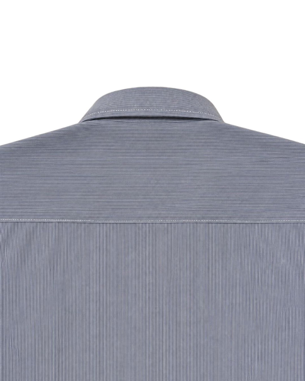 Camisa Essential Gris Rayas Manga larga