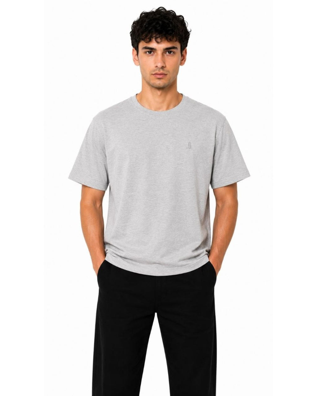 Camiseta ESSENTIAL Gris jaspe