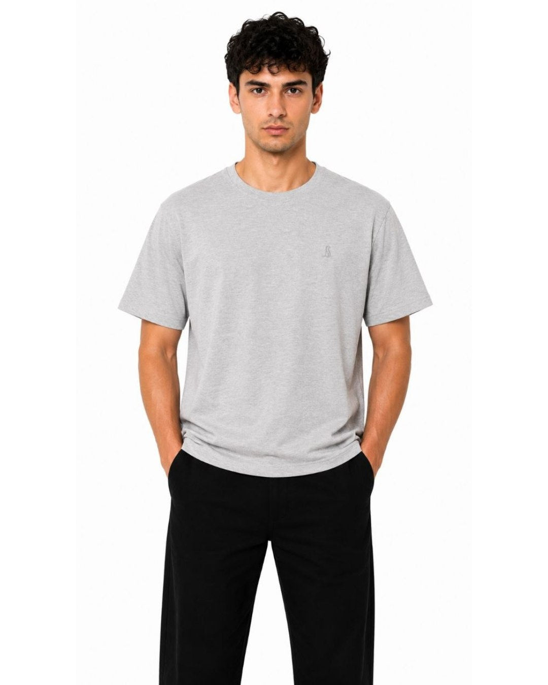 Camiseta ESSENTIAL Gris jaspe